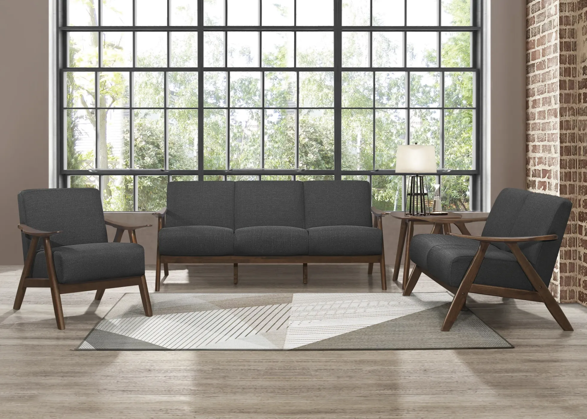 Walker Edison | Elevated Traditional Upholstered Accent Chair