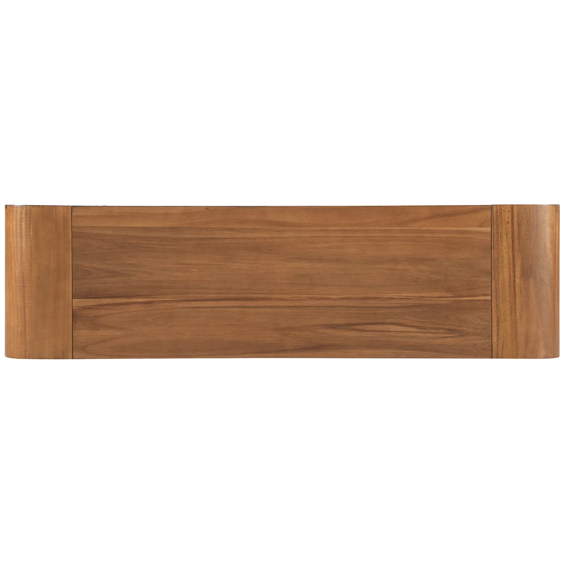 Walker Edison | Entryway Fluted Curve Design Console/Desk Table with Drawers