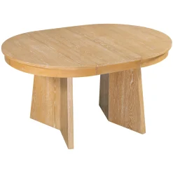 Walker Edison | Extendable 5-Piece Round Dining Table Set for 4