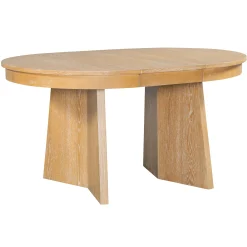 Walker Edison | Extendable 5-Piece Round Dining Table Set for 4