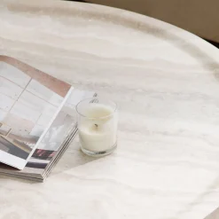 Walker Edison | Faux Marble Pattern Modern Coffee Table