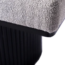 Walker Edison | Fluted Base Upholstered Bench