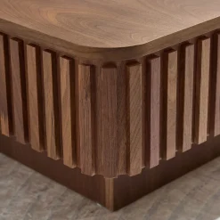 Walker Edison | Fluted Modern Lift Top Coffee Table and Desk