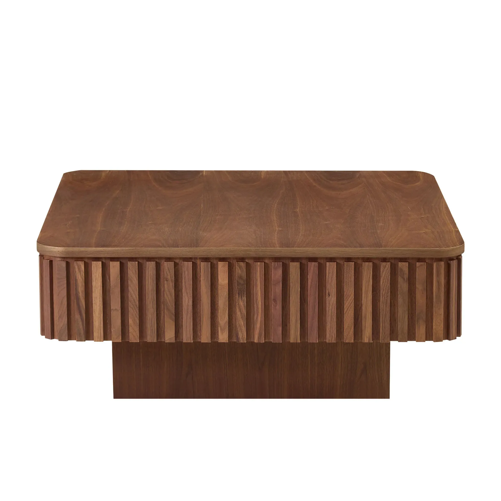 Walker Edison | Fluted Modern Lift Top Coffee Table and Desk