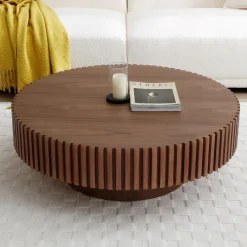 Walker Edison | Fluted Modern Coffee Table