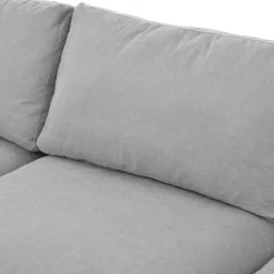 Walker Edison | Grey Convertible Sectional Sofa with Reversible Chaise