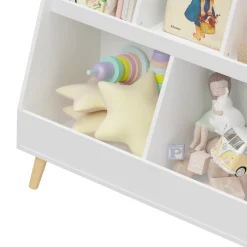 Walker Edison | Kids Bookcase and Toy Organizer