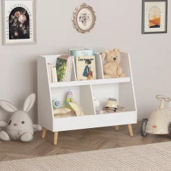 Walker Edison | Kids Bookcase and Toy Organizer