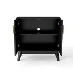 Walker Edison | Mid-Century Modern Fluted Accent Cabinet