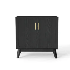 Walker Edison | Mid-Century Modern Fluted Accent Cabinet