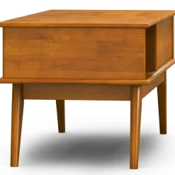 Walker Edison | Mid-Century Teak Wood Lift Top Coffee Table