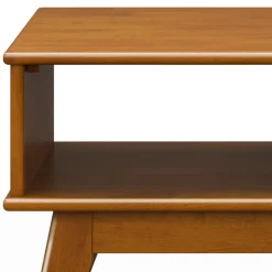 Walker Edison | Mid-Century Teak Wood Lift Top Coffee Table