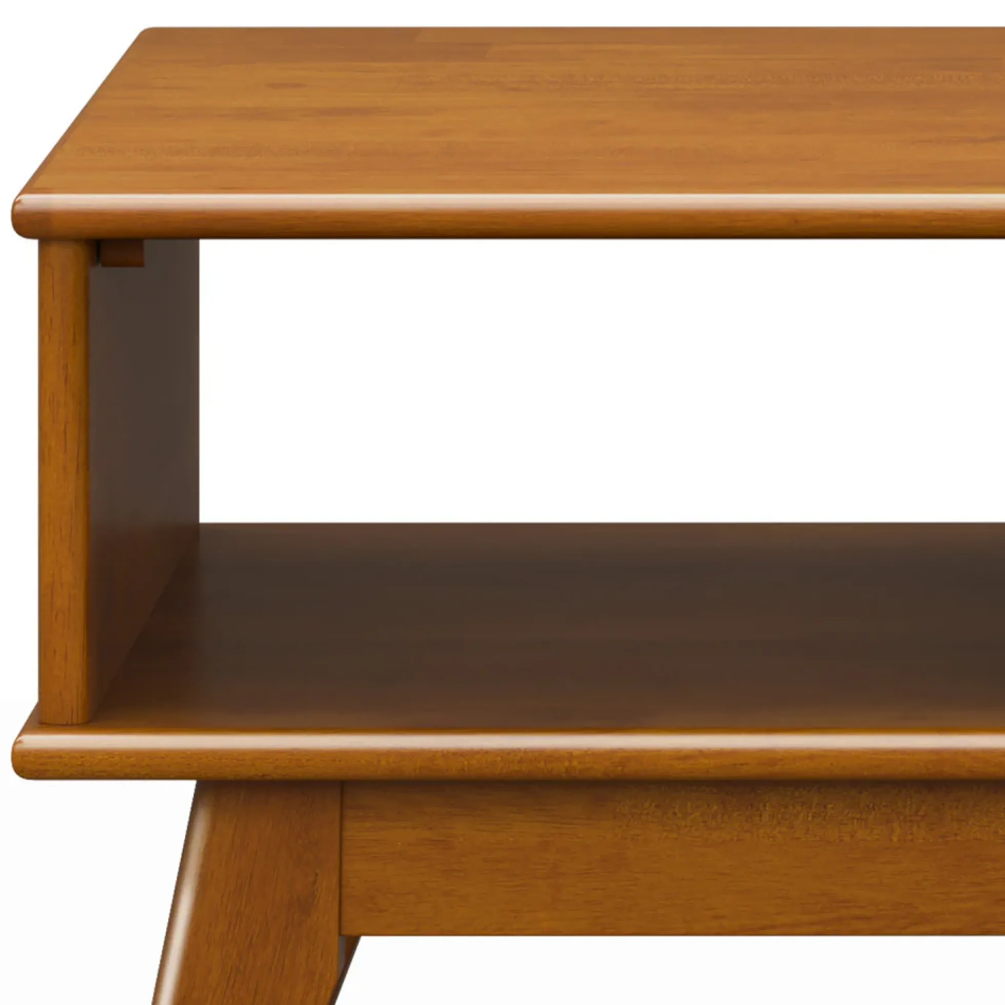 Walker Edison | Mid-Century Teak Wood Lift Top Coffee Table