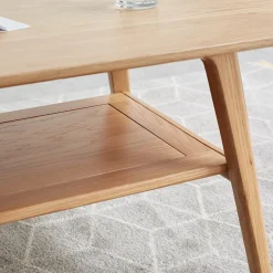 Walker Edison | Minimalist Solid Wood Coffee Table