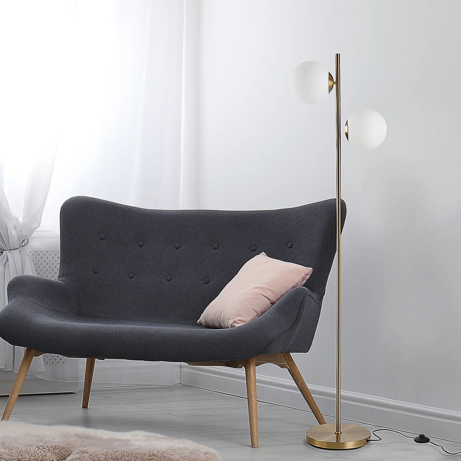 Walker Edison | Minimalist Floor Lamp