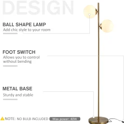 Walker Edison | Minimalist Floor Lamp