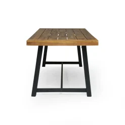 Walker Edison | Modern 7 Pieces Outdoor Patio Dining Set
