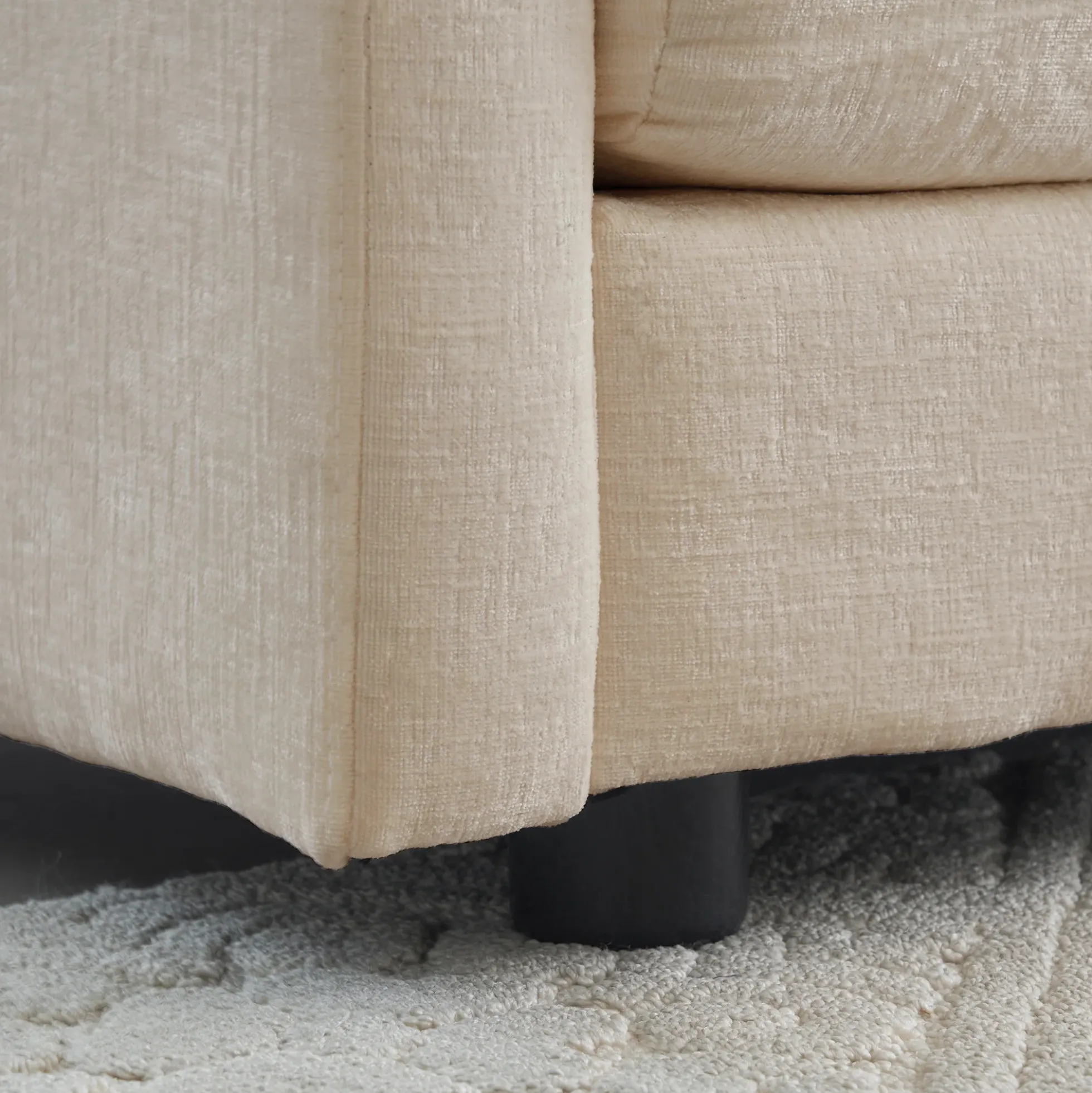 Walker Edison | Modern Chenille 3-Seater Cloud Couch