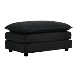 Walker Edison | Modern Cloud Accent Chair with Ottoman