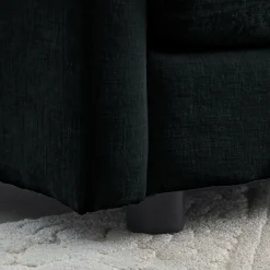 Walker Edison | Modern Cloud Accent Chair with Ottoman