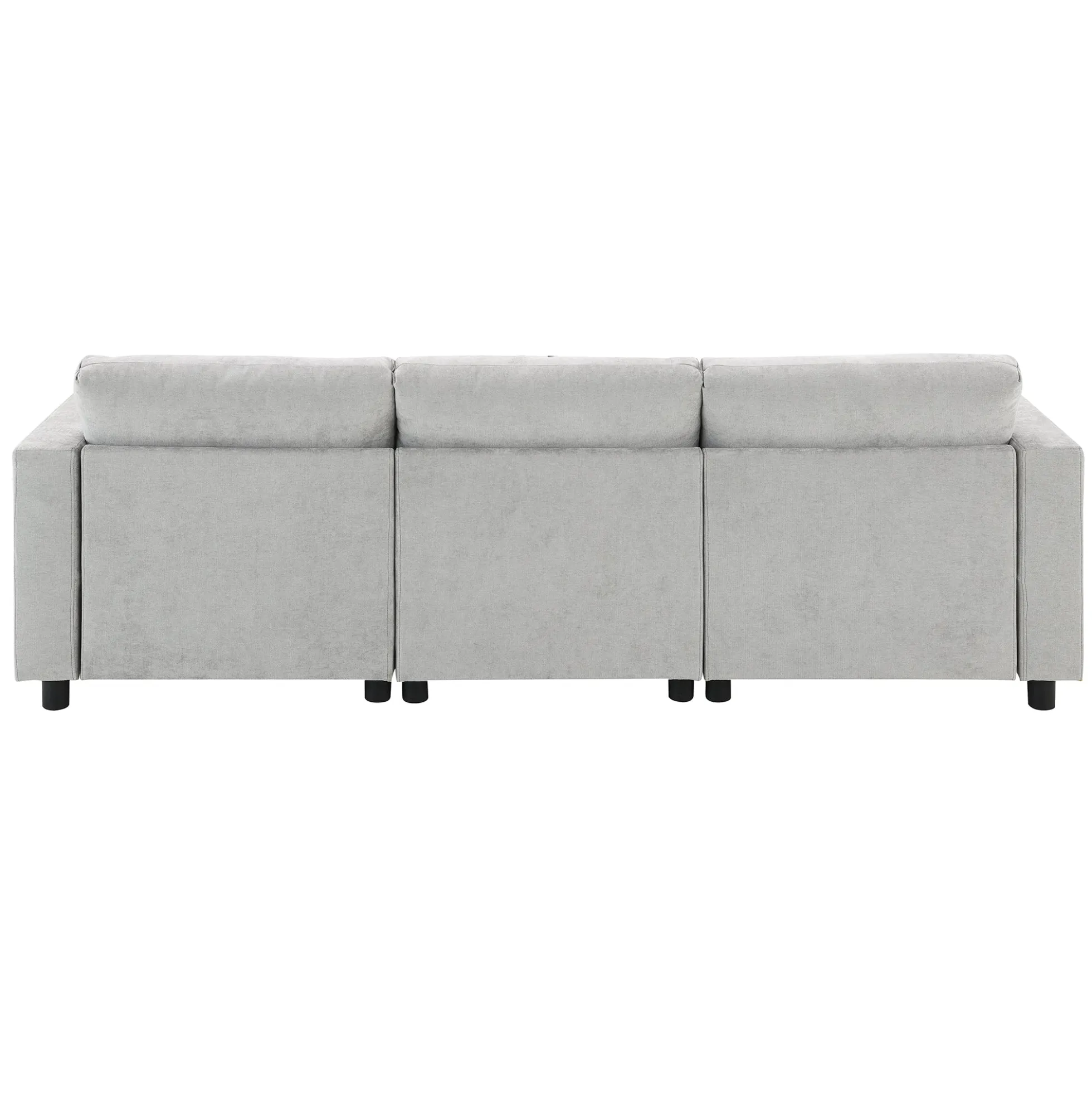 Walker Edison | Modern Cloud Chenille Modular Sectional Sofa with Storage