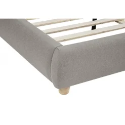 Walker Edison | Modern Contemporary Soft Burlap Fabric Queen Bed