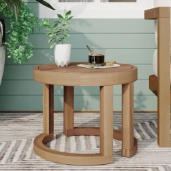 Walker Edison | Outdoor 18' Acacia Wood Side Table