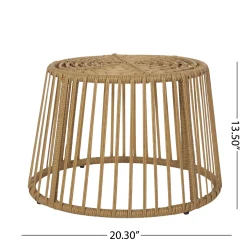 Walker Edison | Outdoor Rattan Side Table