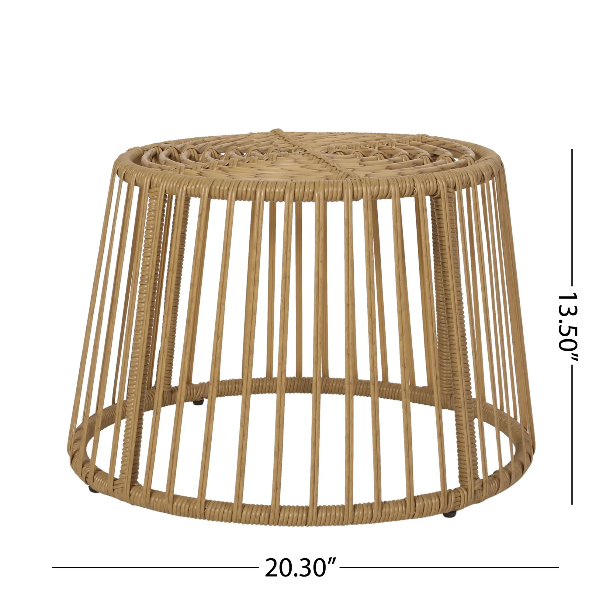Walker Edison | Outdoor Rattan Side Table