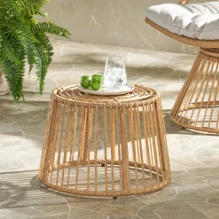Walker Edison | Outdoor Rattan Side Table