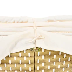 Walker Edison | Outdoor Round Modular Sunbed Sofa Set