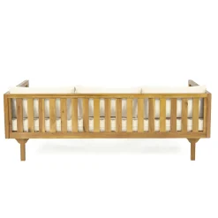 Walker Edison | Outdoor Teak Wood Daybed Sofa