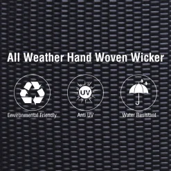 Walker Edison | Outdoor Waterproof Valet Pool Towel Storage Rack
