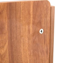 Walker Edison | Rattan Modern Minimalist Entryway Storage Cabinet