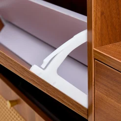 Walker Edison | Rattan Modern Minimalist Entryway Storage Cabinet