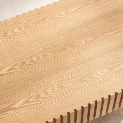 Walker Edison | Reeded Modern Handcraft Coffee Table