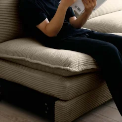Walker Edison | Retro Chic: Corduroy Couch Cloud Modular Sofa Design