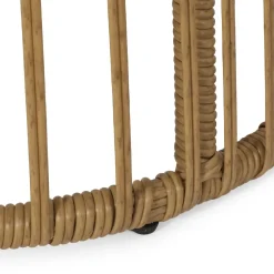 Walker Edison | Retro Wicker Outdoor Chat Set