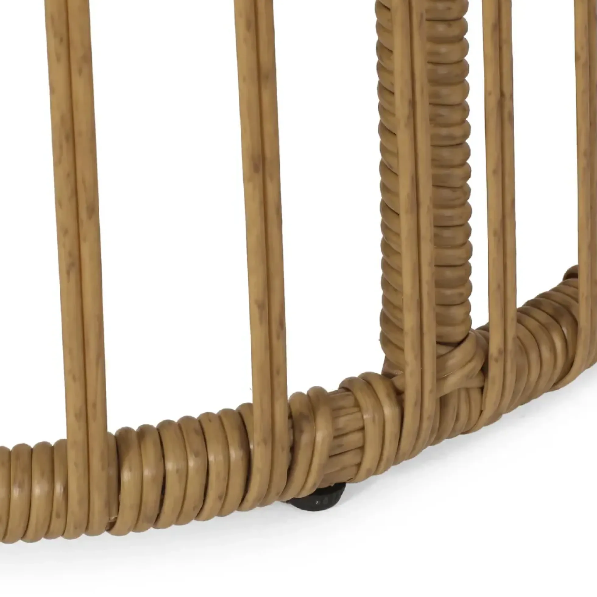 Walker Edison | Retro Wicker Outdoor Chat Set