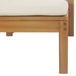 Walker Edison | Teak Outdoor Lounge Chairs Set of 2