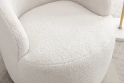 Walker Edison | Teddy Swivel Barrel Accent Armchair Chair