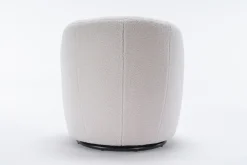 Walker Edison | Teddy Swivel Barrel Accent Armchair Chair