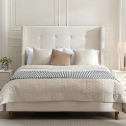 Walker Edison | Traditional Peyton Upholstered 54
