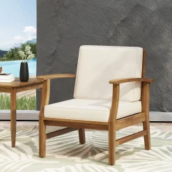 Walker Edison | Traditional Wood Club Chair