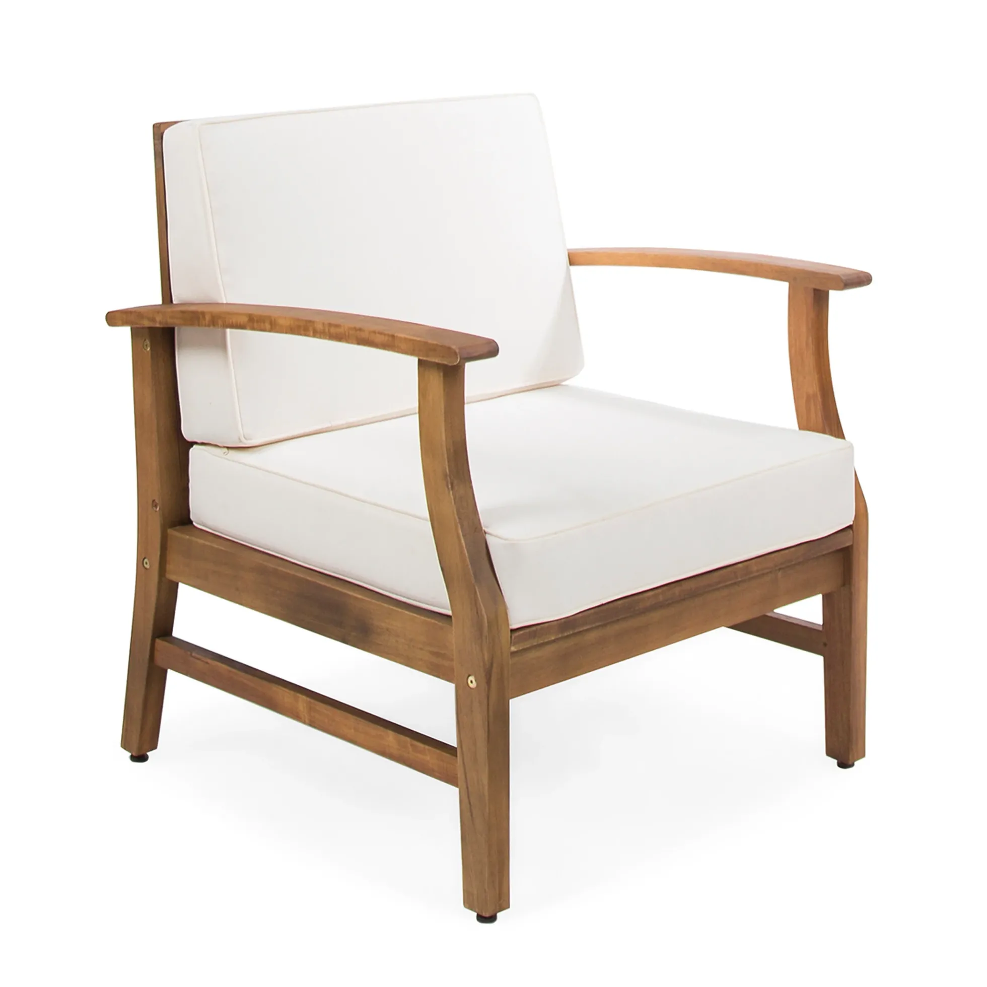 Walker Edison | Traditional Wood Club Chair