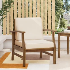 Walker Edison | Traditional Wood Club Chair