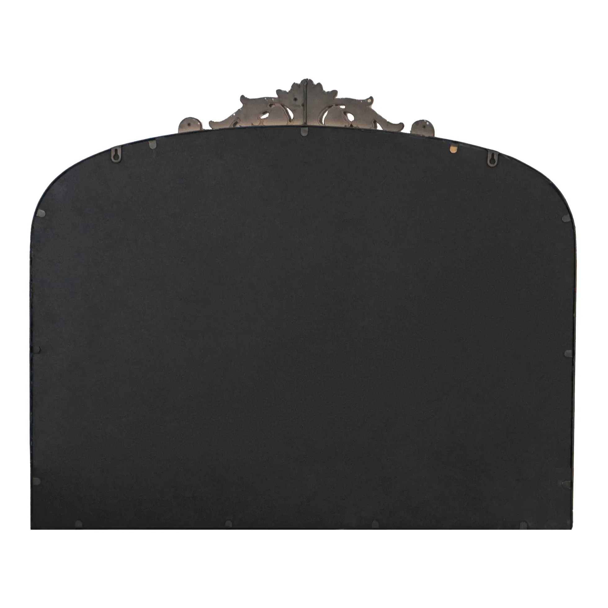 Walker Edison | Vintage Fleur Design Gold Arch Mirror