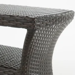 Walker Edison | Wicker Outdoor Patio Coffee Table
