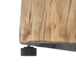 Walker Edison | Wood Pattern Outdoor Patio MGO Propane Fire Pit