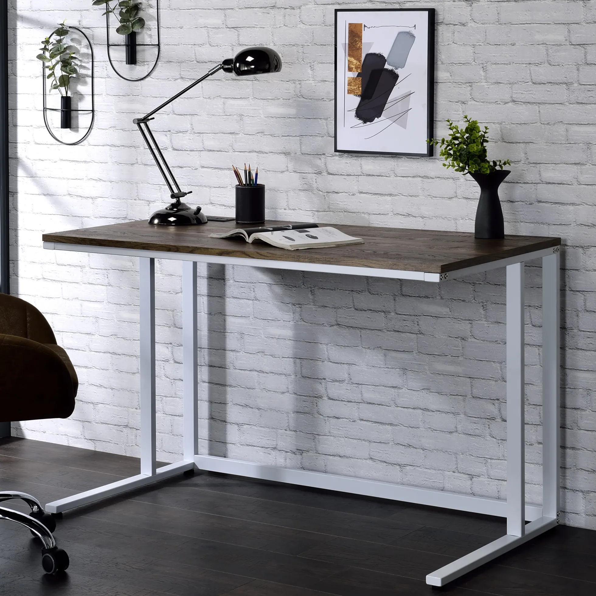 Walker Edison | Writing Desk with USB Port